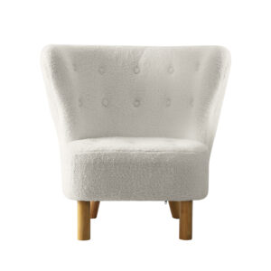 Artiss Armchair Lounge Accent Chair Armchairs Couch Chairs Sofa Bedroom White Product Image