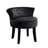 Artiss Vanity Stool Velvet Black Abella product image