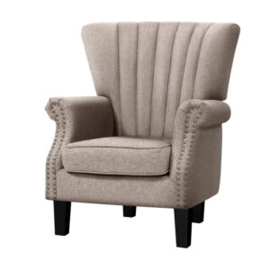 Artiss Armchair Wingback Beige Andrew product image