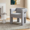 Artiss Armchair Accent Chair Lounge Sofa Couch Boucle Fabric Grey product image