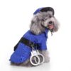 L Size Navy Pet Costume for Dogs & Cats 5-6.5kg