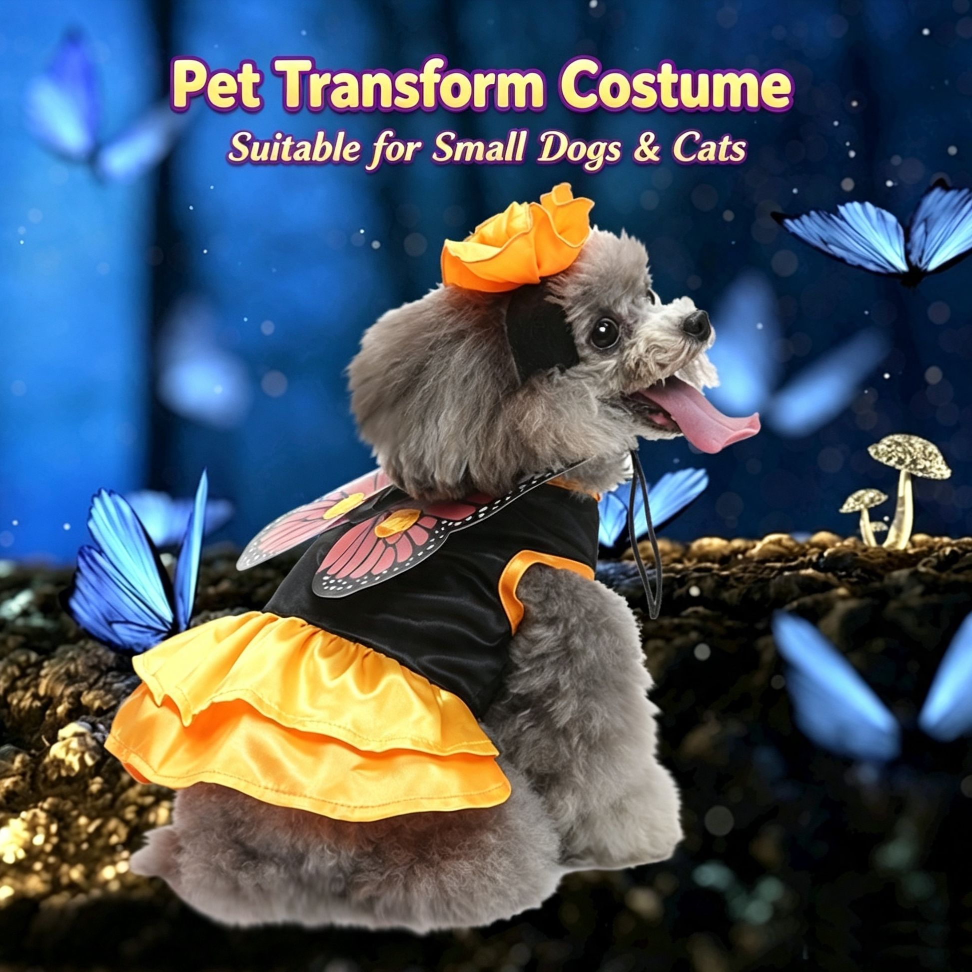L Size Navy Pet Costume For Dogs &Amp; Cats 5-6.5Kg – Sumo Deals L Size Navy Pet Costume For Dogs &Amp; Cats 5-6.5Kg - Image 5