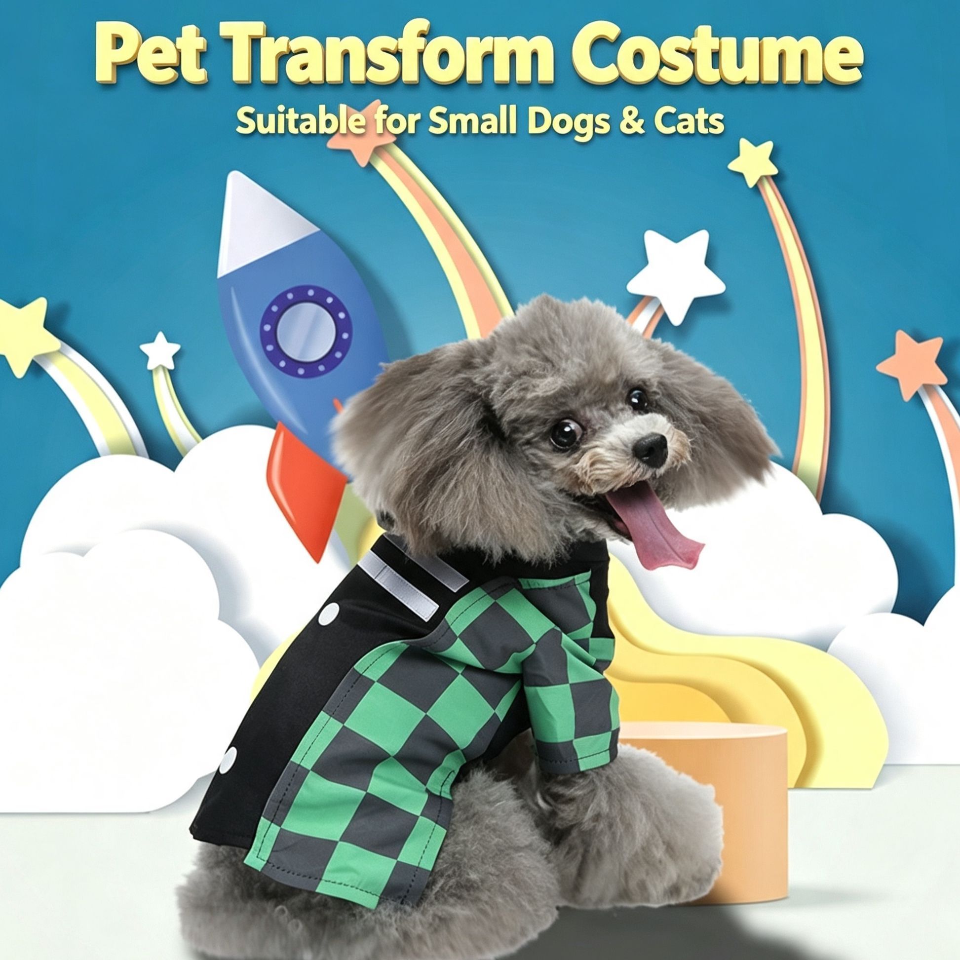 L Size Navy Pet Costume For Dogs &Amp; Cats 5-6.5Kg – Sumo Deals L Size Navy Pet Costume For Dogs &Amp; Cats 5-6.5Kg - Image 11