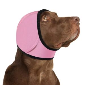 Dog Ear Cover Noise Protection Hood - Pink M