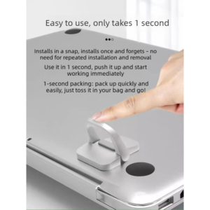 Adjustable Laptop Stand 2-Pack Foldable Silver Product Image Sumo Deals