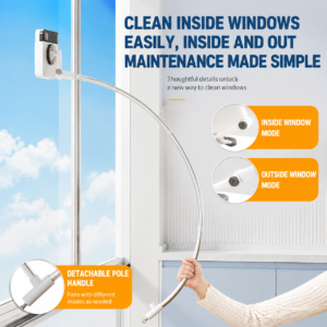 2-In-1 Window Cleaner With 160Cm Extendable Pole &Amp; 5 Microfibre Pads – Sumo Deals 2-In-1 Window Cleaner With 160Cm Extendable Pole &Amp; 5 Microfibre Pads Product Image Sumo Deals