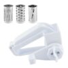 Rotary Cheese Grater with 3 Stainless Steel Blades