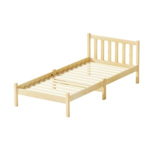 Artiss Bed Frame Single Size Wooden Oak Sofie Product Image