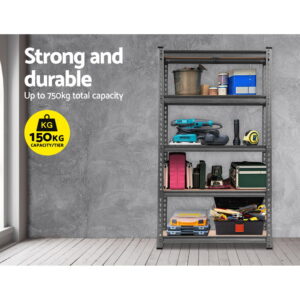 Giantz 1.5M Garage Shelving Warehouse Rack Pallet Racking Storage Shelf Charcoal Product Image