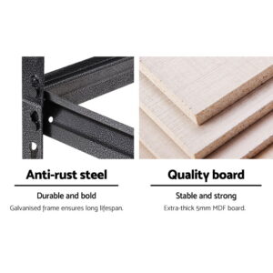 Giantz 1.5M Garage Shelving Warehouse Rack Pallet Racking Storage Shelf Charcoal Product Image