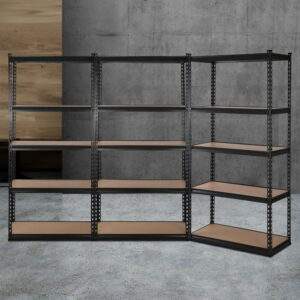Giantz 3x1.8M Garage Shelving Warehouse Rack Pallet Racking Storage Shelve Black product image