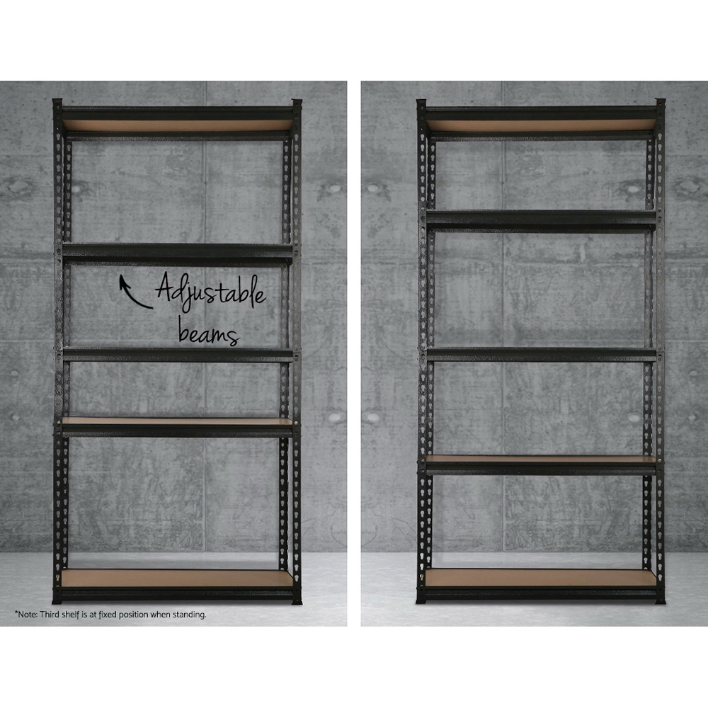 Giantz 3X1.8M Garage Shelving Rack Black – Sumo Deals Giantz 3X1.8M Garage Shelving Warehouse Rack Pallet Racking Storage Shelve Black Product Image