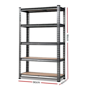 Giantz 1.8M Garage Shelving Warehouse Rack Pallet Racking Storage Shelf Charcoal Product Image
