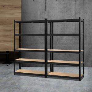 Giantz 2x1.8M Garage Shelving Warehouse Rack Pallet Racking Storage Shelf Black product image