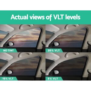 Giantz Window Tint Film Black Roll 5% Vlt Home 100Cm X 30M Tinting Tools Kit Product Image