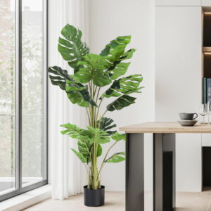 Artiss 140cm Artificial Monstera Tree Faux Trees Indoor Decor Artificial Plants Lifelike Plant 1.4M product image