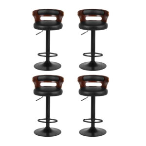 Artiss 4X Bar Stools | Gas Lift Faux Leather Set – Sumo Deals Artiss 4X Bar Stools Gas Lift Faux Leather Product Image