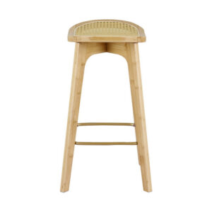 Artiss 4X Bar Stools Bamboo Rattan Stool Counter Chair Kitchen Barstools Product Image