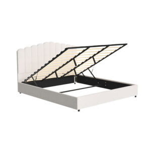 Artiss King Size Boucle Bed Frame Fion – Sumo Deals Artiss Bed Frame King Size Boucle Fion Product Image