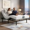 Artiss Queen Size Bed Frame &Amp; Giselle Bedding Mattress Queen Combo, Adjustable Bed Base For Snoring Product Image