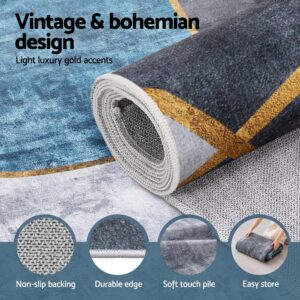 Artiss Washable Floor Rug 240X340Cm Large Geometric Area Rug Modern Floor Carpet Product Image