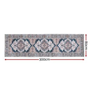 Artiss 80 X 300 Cm Washable Runner Area Rug No Hard Glue Quilt-Like Soft For Home Decor, 0.5Cm Ultra Product Image