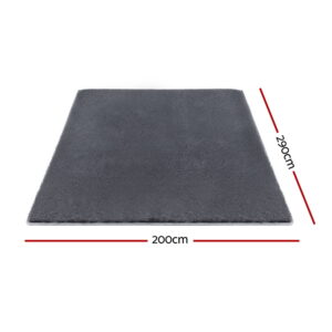 Artiss Grey Shaggy Floor Rug 200X290Cm – Sumo Deals Artiss Floor Rug 200X290Cm Plush Area Shaggy Rug Living Room Bedroom Carpet Grey Product Image