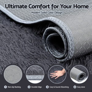 Artiss Grey Shaggy Floor Rug 200X290Cm – Sumo Deals Artiss Floor Rug 200X290Cm Plush Area Shaggy Rug Living Room Bedroom Carpet Grey Product Image