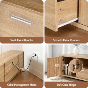 Artiss 180Cm Tv Unit Entertainment Unit Storage Drawer Cabinet Pine Product Image