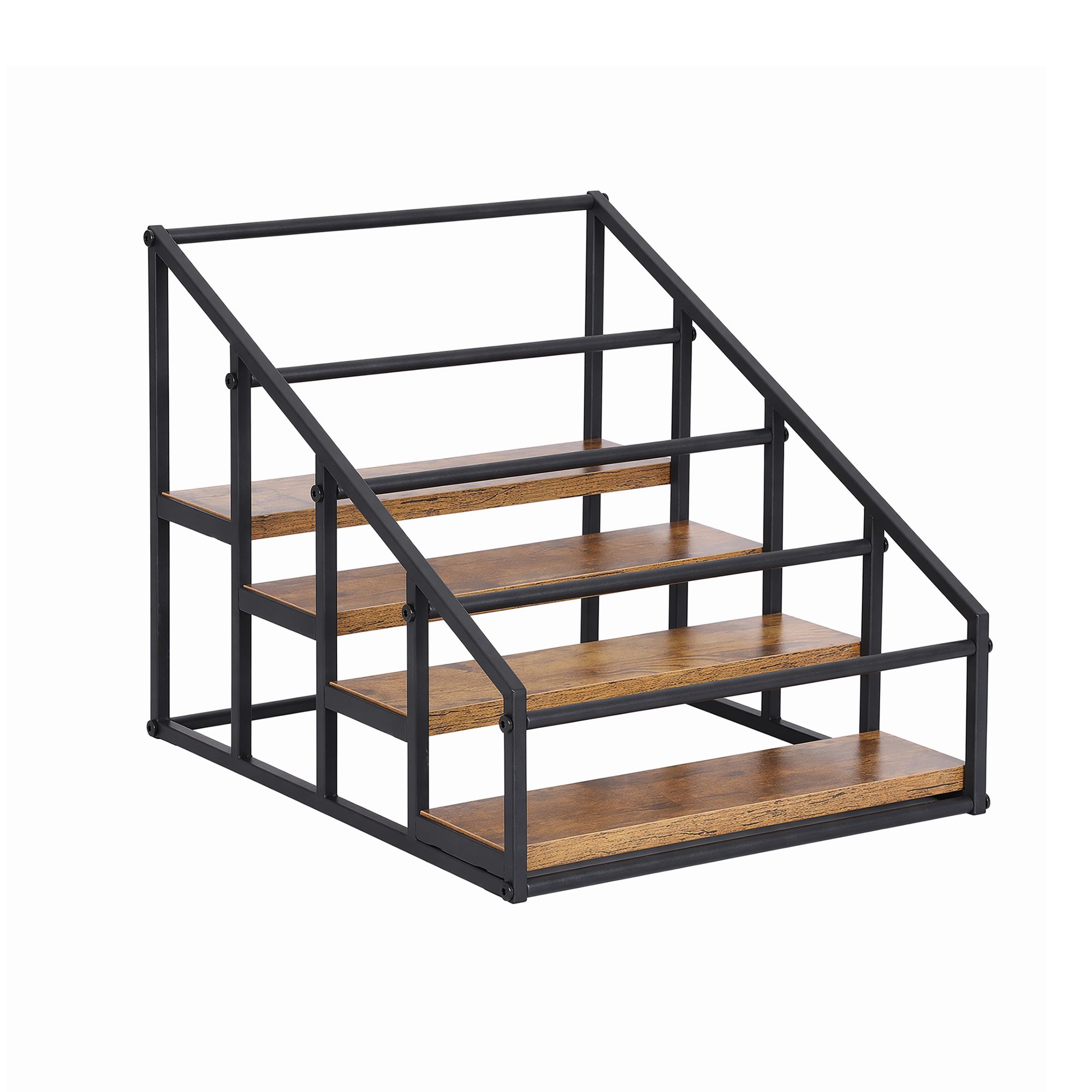 Artiss 4-Tier Wine Rack | 16-Bottle Tabletop Holder – Sumo Deals Artiss 4-Tier Wine Rack Tabletop Countertop Wine Bottle Holder 16 Bottles Freestanding Black &Amp; Wood Product Image