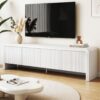 Artiss Tv Unit Entertainment Unit Storage Cabinet 180Cm White Product Image