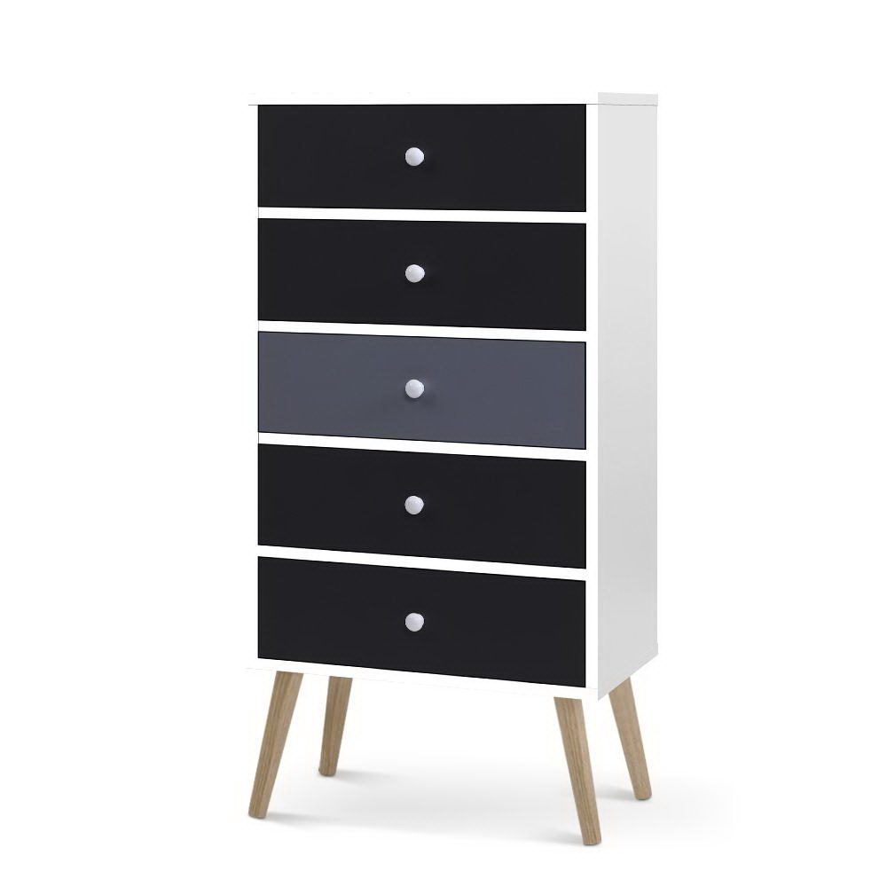 Artiss 5-Drawer Tallboy - Bonds White – Sumo Deals Artiss 5 Chest Of Drawers - Bonds White Product Image