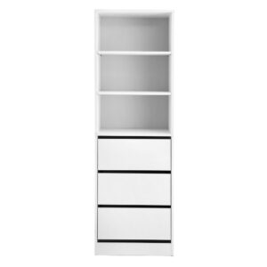 Artiss 3 Chest Of Drawers Tallboy Cabinet White Product Image