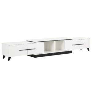 Artiss Extendable Tv Cabinet Entertainment Unit Stand White Product Image