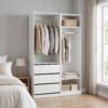 Artiss 2X Wardrobe Clothes Closet Organiser White – Sumo Deals Artiss 2X Wardrobe Clothes Closet Storage Organiser Armoire White Product Image