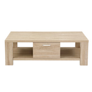 Artiss Coffee Table 1 Drawer Oak Maxi Product Image
