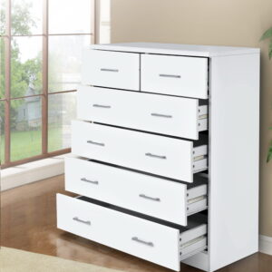 Artiss 6 Chest of Drawers - ANDES White product image