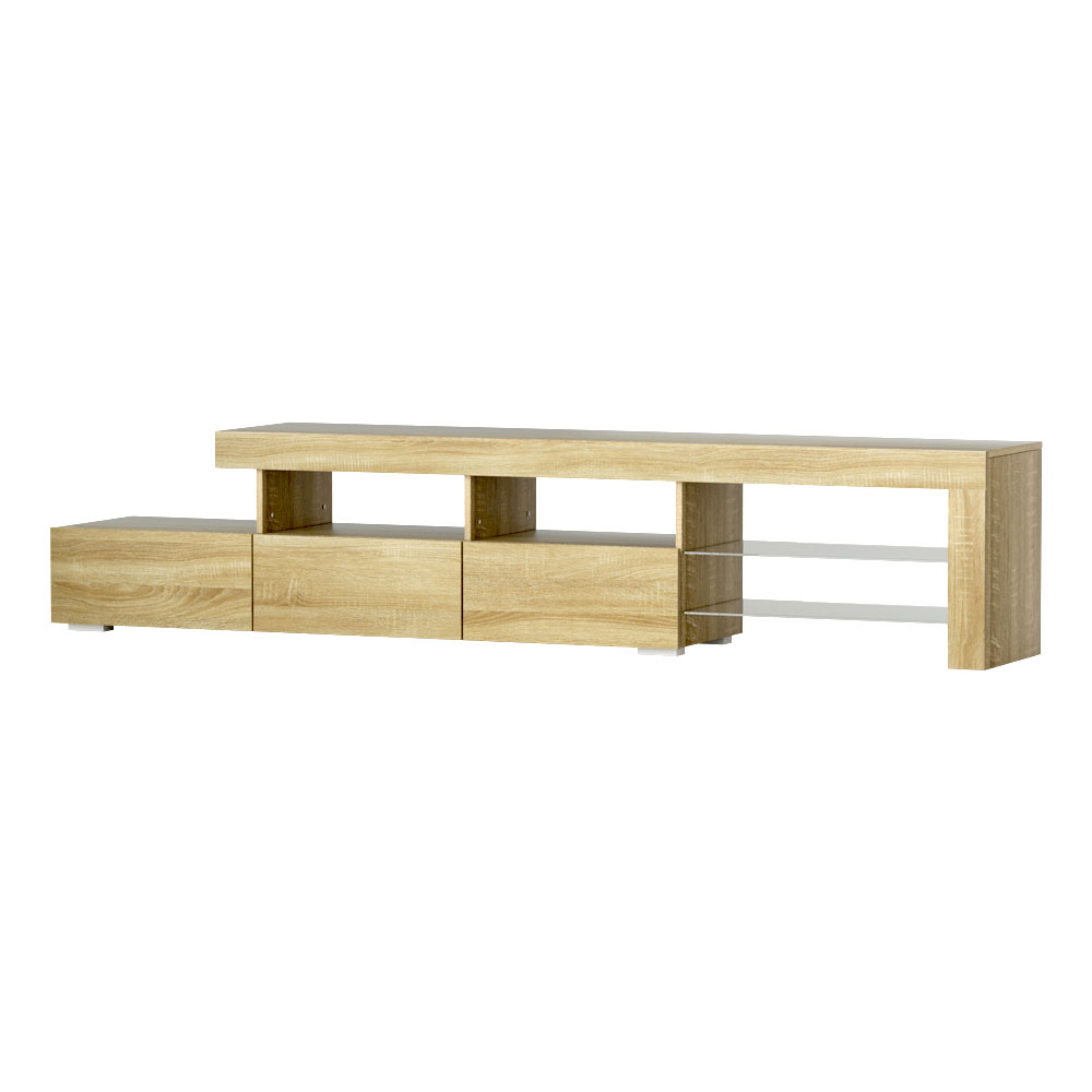 Artiss Caya 215Cm Led Entertainment Unit – Sumo Deals Artiss Entertainment Unit Tv Cabinet Led 215Cm Pine Caya Product Image