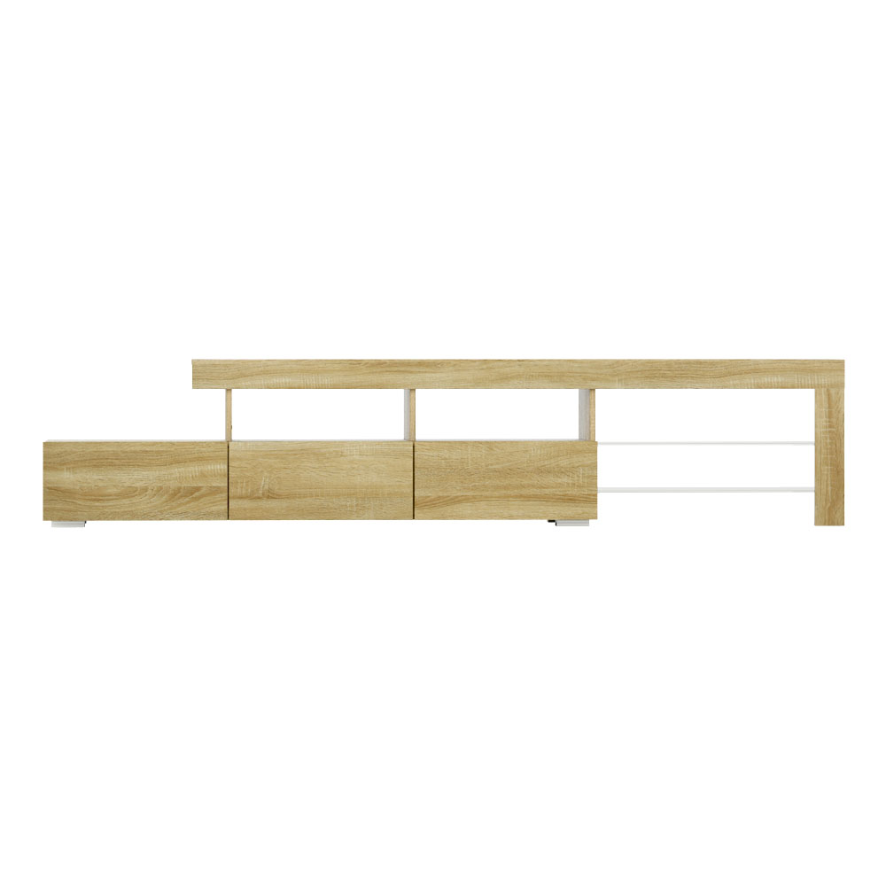 Artiss Caya 215Cm Led Entertainment Unit – Sumo Deals Artiss Entertainment Unit Tv Cabinet Led 215Cm Pine Caya Product Image
