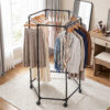 Artiss Clothes Rack Airer Rail Coat Stand Wheels 6 Rods product image