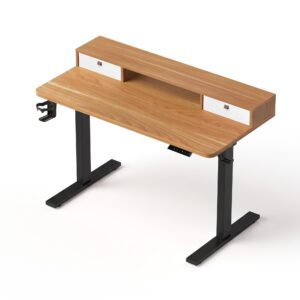 Artiss Electric Standing Desk 120Cm Oak – Sumo Deals Artiss Electric Standing Desk Height Adjustable Home Office 120Cm Oak Product Image