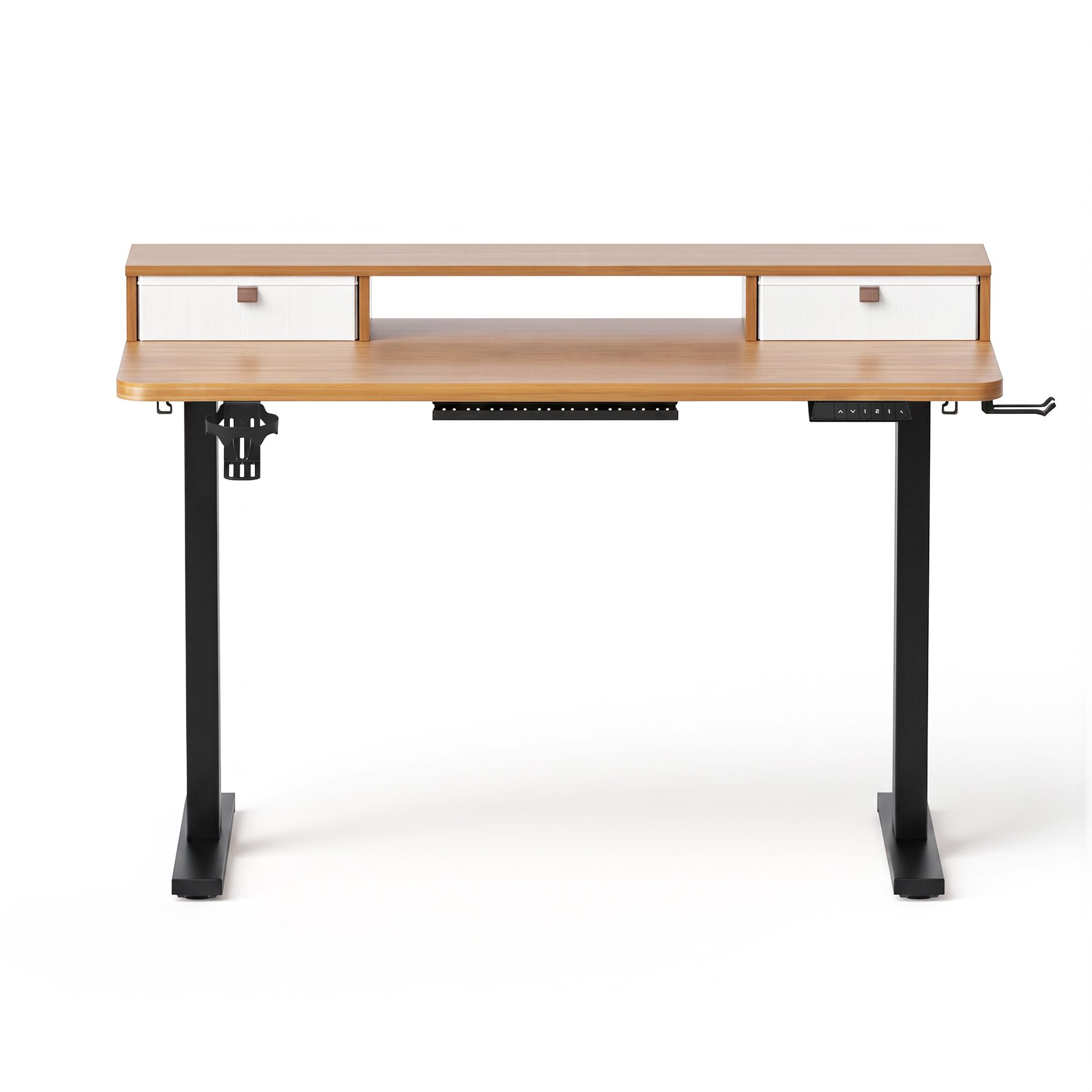 Artiss Electric Standing Desk 120Cm Oak – Sumo Deals Artiss Electric Standing Desk Height Adjustable Home Office 120Cm Oak Product Image