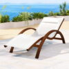 Gardeon Sun Lounge Outdoor Furniture Timber Armchair Wooden Stand Product Image