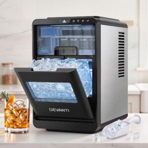Devanti Ice Maker Crescent Ice 16pcs Countertop Machine 12KG/24H for Home product image