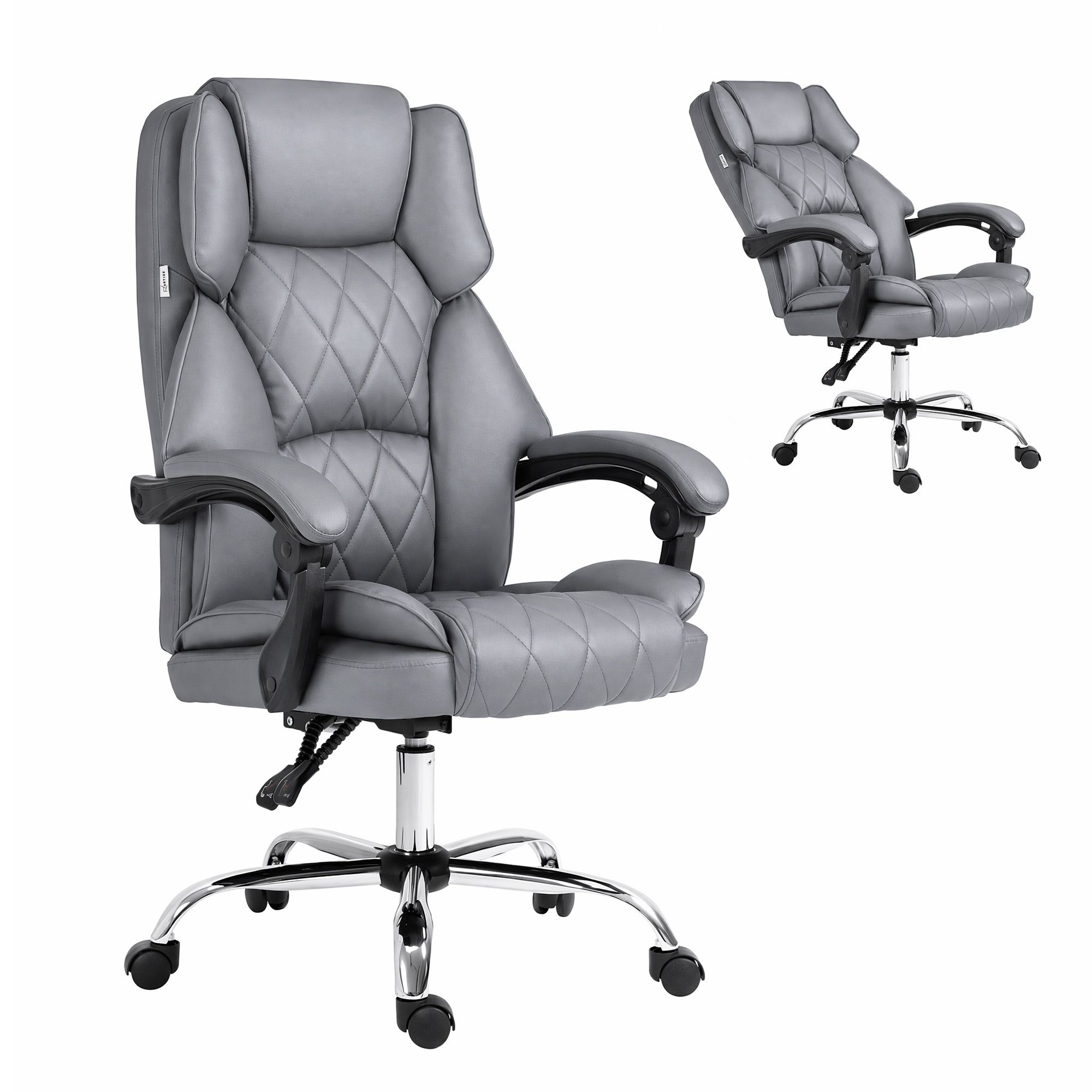 Artiss Executive Office Chair Recliner Grey – Sumo Deals Artiss Executive Office Chair Recliner Grey Product Image
