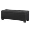 Artiss Storage Ottoman 97Cm Linen Black – Sumo Deals Artiss Storage Ottoman Blanket Box 97Cm Linen Black Product Image