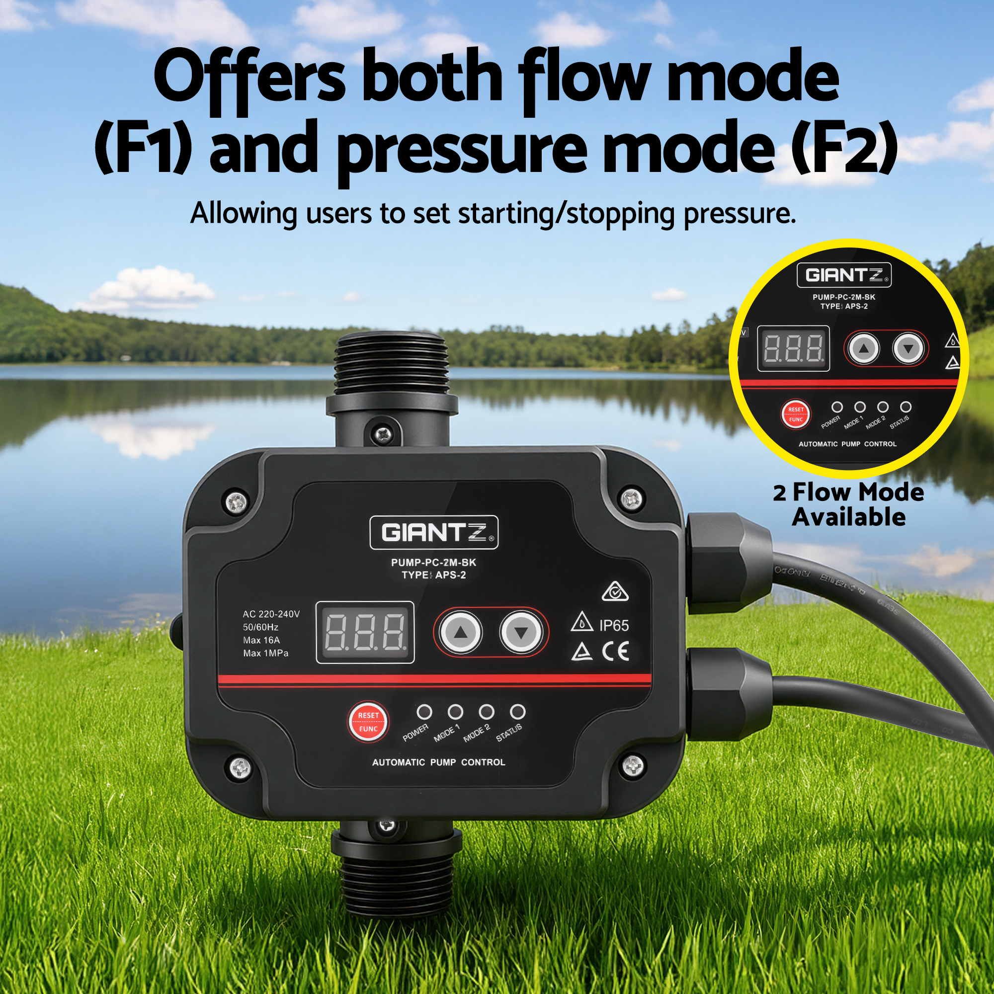 Giantz 1500W Garden Water Pump &Amp; Auto Controller – Sumo Deals Giantz Garden Water Pump Auto Controller Tank Rain Farm Irrigation 1500W Max. Product Image