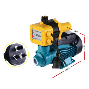Giantz Peripheral Water Pump Garden Boiler Car Wash Electric Irrigation Qb60 Yellow Product Image