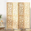 Artiss 4 Panel Room Divider Screen 162X170Cm Clover Natural Product Image