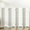 Artiss 8 Panel Room Divider Screen 325X170Cm Clover White Product Image